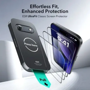 Szkło hartowane ESR Ultrafit Tempered Glass do Apple iPhone 17 Air Clear [2 PACK]