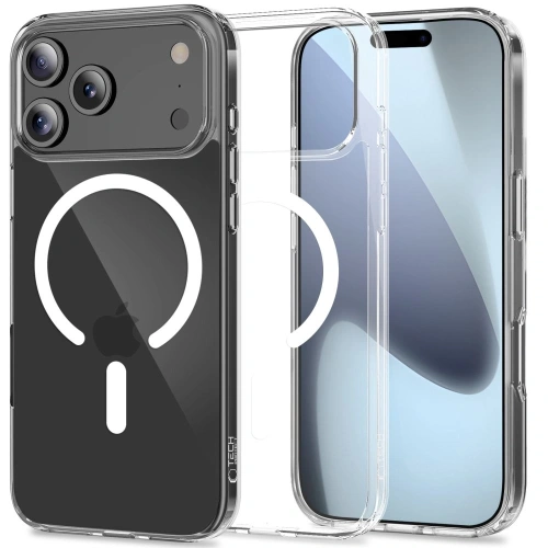 Etui Tech-Protect Flexair Hybrid MagSafe do Apple iPhone 17 Pro Max Clear