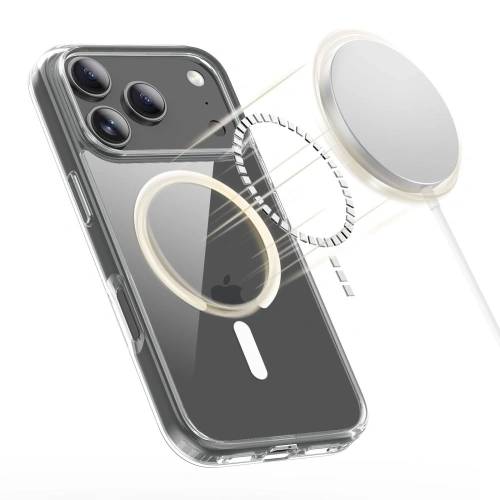 Etui Tech-Protect Flexair Hybrid MagSafe do Apple iPhone 17 Pro Max Clear