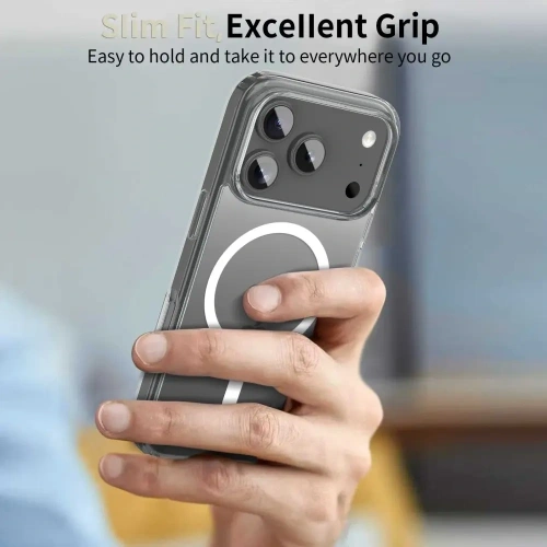 Etui Tech-Protect Flexair Hybrid MagSafe do Apple iPhone 17 Pro Max Clear