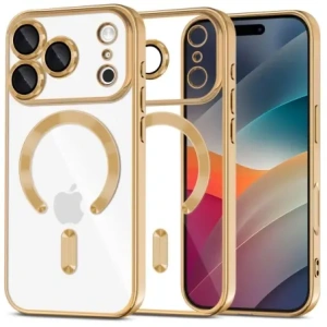 Etui Tech-Protect MagFlex MagSafe do Apple iPhone 17 Pro Shiny Gold