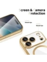 Etui Tech-Protect MagFlex MagSafe do Apple iPhone 17 Pro Shiny Gold