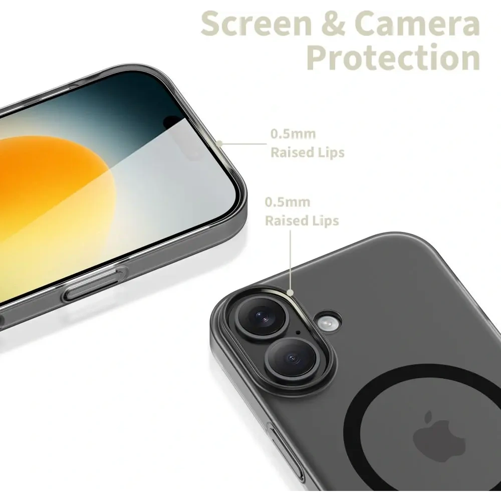 Etui Tech-Protect Magslim MagSafe do Apple iPhone 17 Matte/black