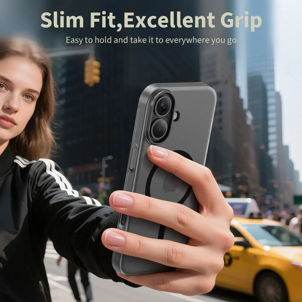 Etui Tech-Protect Magslim MagSafe do Apple iPhone 17 Matte/black