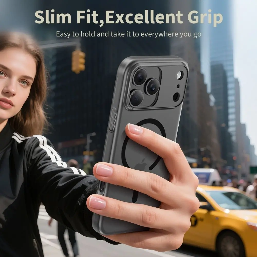 Etui Tech-Protect Magslim MagSafe do Apple iPhone 17 Pro Matte/black