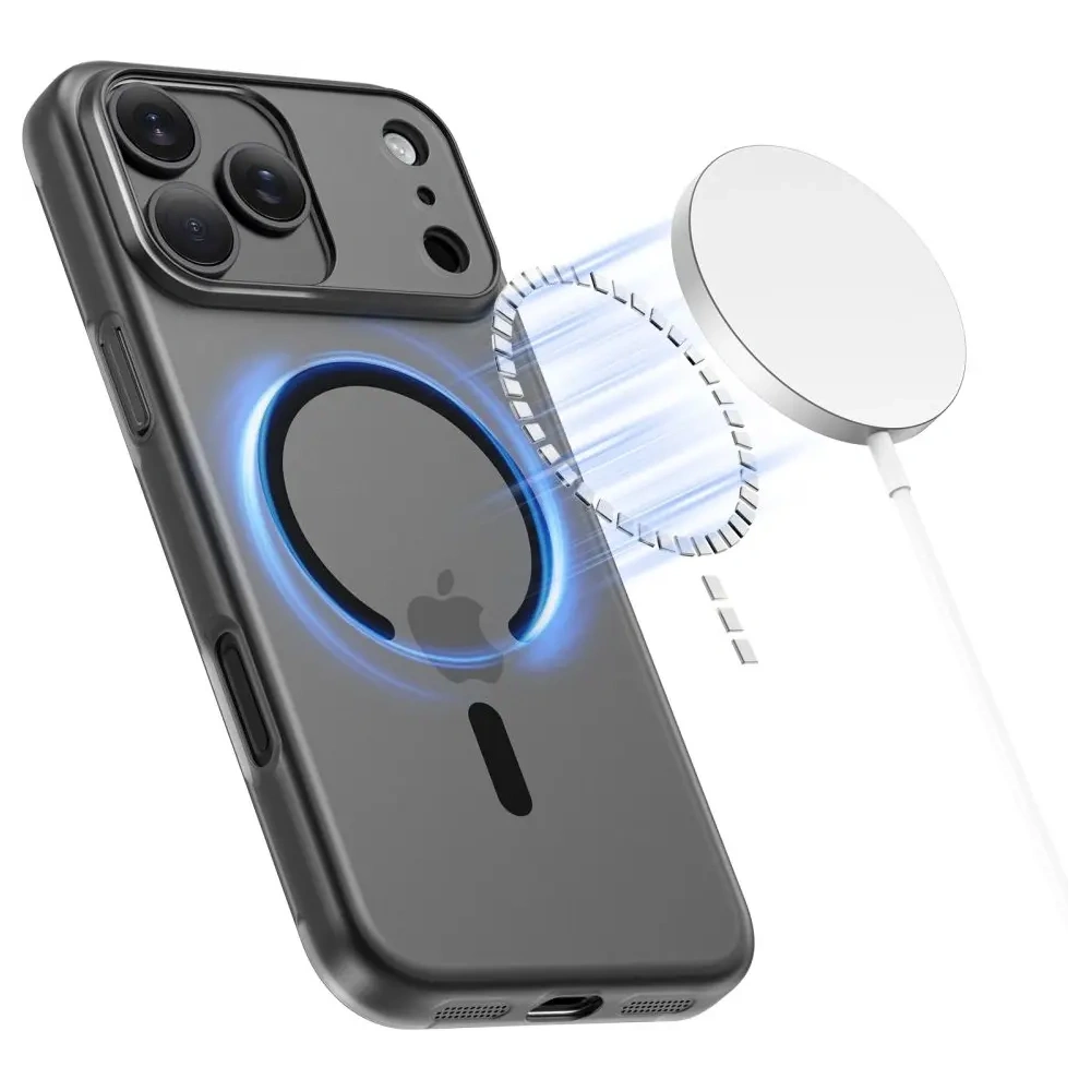 Etui Tech-Protect Magslim MagSafe do Apple iPhone 17 Pro Max Matte/black