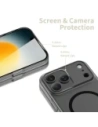 Etui Tech-Protect Magslim MagSafe do Apple iPhone 17 Pro Max Matte/black