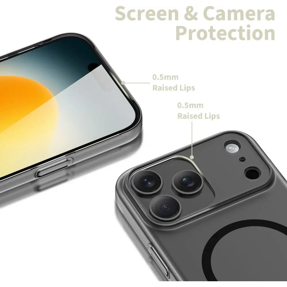 Etui Tech-Protect Magslim MagSafe do Apple iPhone 17 Pro Max Matte/black