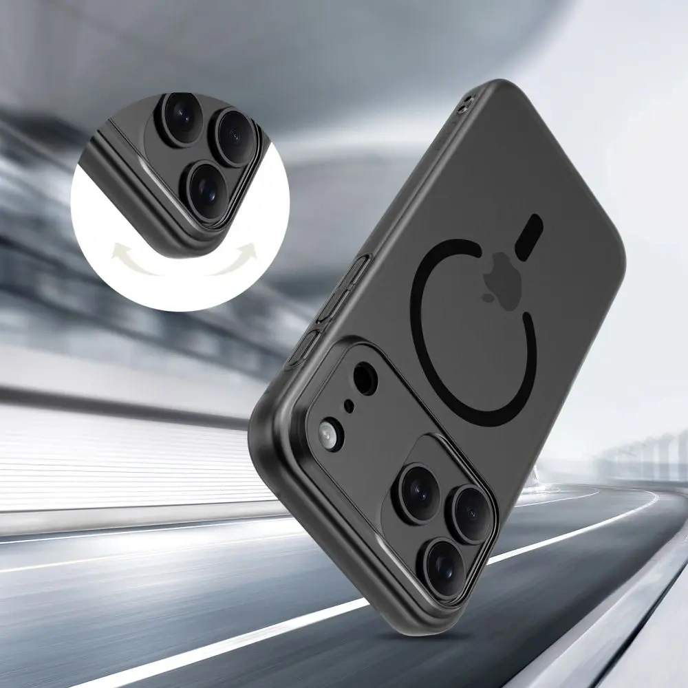 Etui Tech-Protect Magslim MagSafe do Apple iPhone 17 Pro Max Matte/black