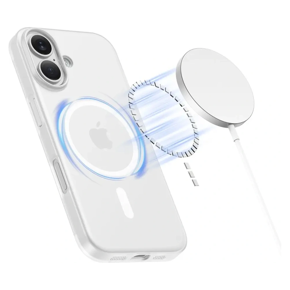 Etui Tech-Protect Magslim MagSafe do Apple iPhone 17 Matte/white