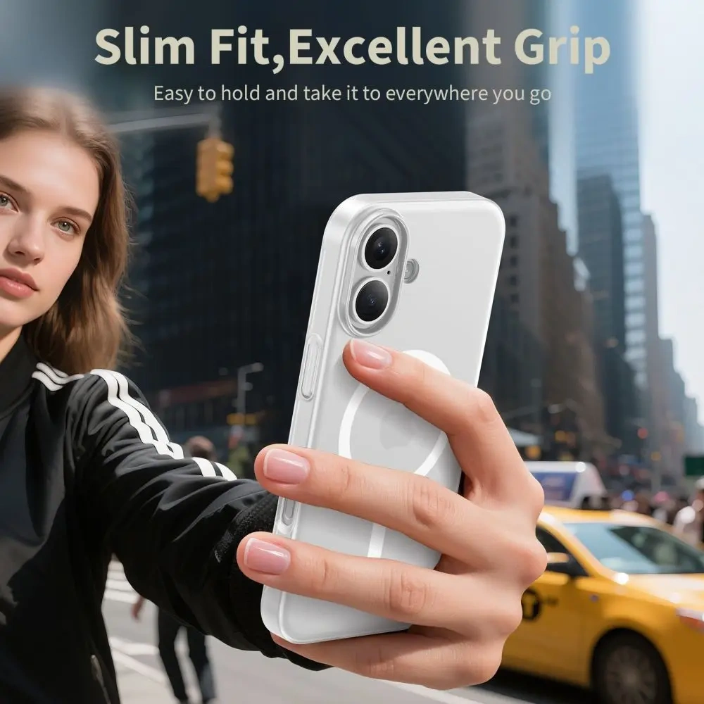 Etui Tech-Protect Magslim MagSafe do Apple iPhone 17 Matte/white