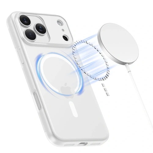 Etui Tech-Protect Magslim MagSafe do Apple iPhone 17 Pro Matte/white