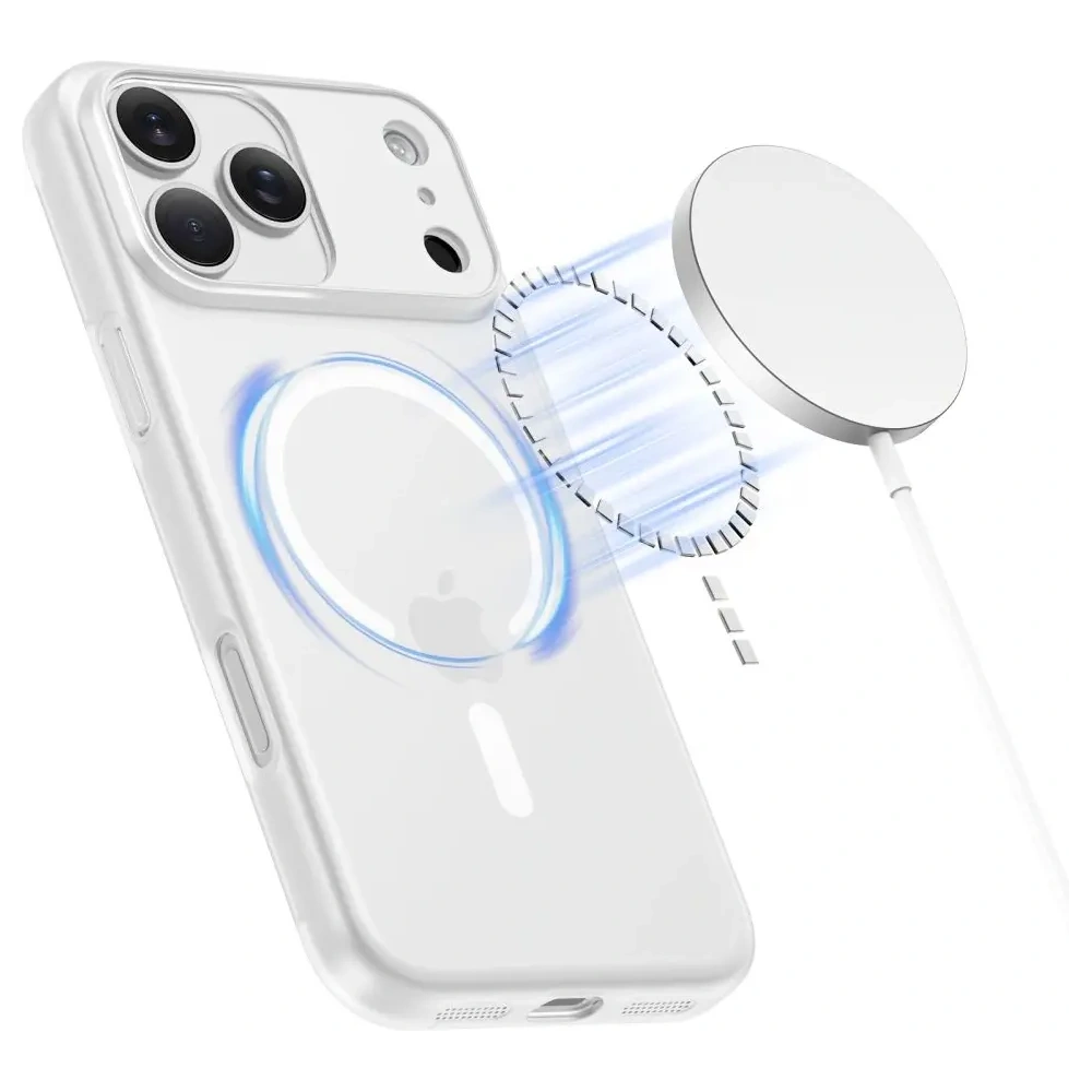 Etui Tech-Protect Magslim MagSafe do Apple iPhone 17 Pro Matte/white