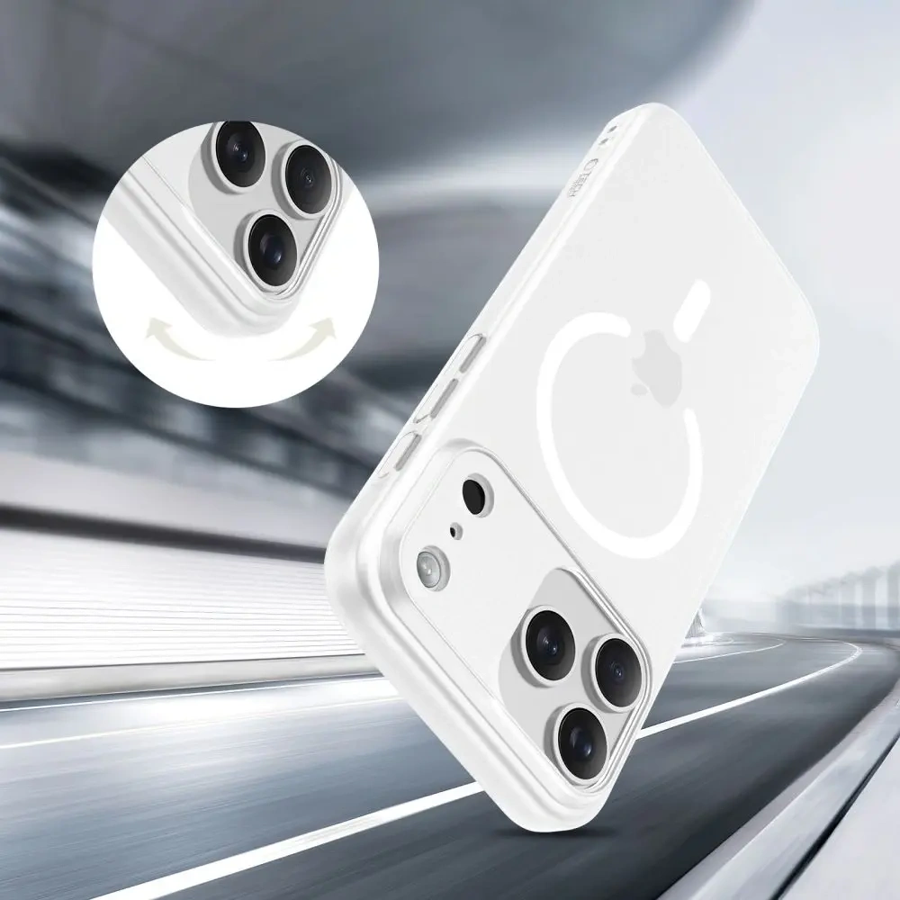 Etui Tech-Protect Magslim MagSafe do Apple iPhone 17 Pro Max Matte/white