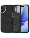 Etui Tech-Protect Ion Carbon MagSafe do Apple iPhone 17 Black/silver