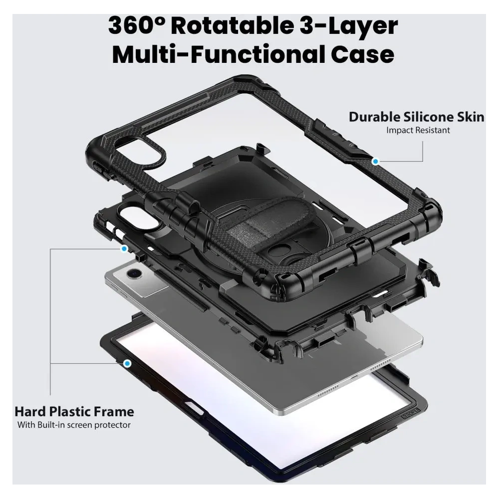 Etui Tech-Protect Solid do Lenovo Idea Tab 11.0 TB-336 Black