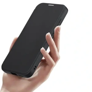 Etui z klapką Dux Ducis Skin X Pro MagSafe do Samsung Galaxy S25+ Plus czarne