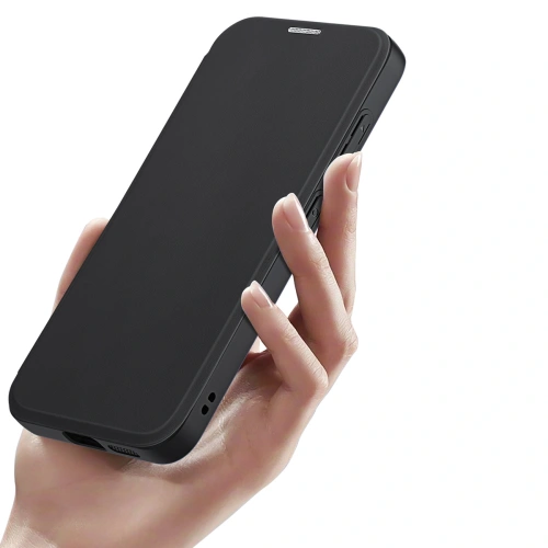 Etui z klapką Dux Ducis Skin X Pro MagSafe do Samsung Galaxy S25+ Plus czarne