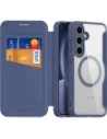 Etui z klapką Dux Ducis Skin X Pro MagSafe do Samsung Galaxy S25+ Plus niebieskie