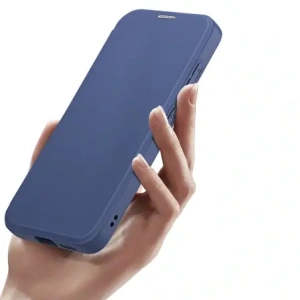 Etui z klapką Dux Ducis Skin X Pro MagSafe do Samsung Galaxy S25+ Plus niebieskie