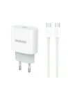 Ładowarka sieciowa Dudao A14EUC PD 20W USB-C z kablem USB-C / USB-C biała