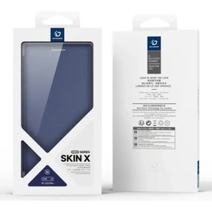 Etui z klapką Dux Ducis Skin X Pro MagSafe do Samsung Galaxy S25+ Plus niebieskie