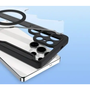 Etui z klapką Dux Ducis Skin X Pro MagSafe do Samsung Galaxy S25 Ultra czarne