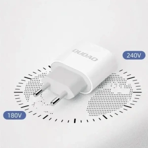 Ładowarka sieciowa Dudao A14EUC PD 20W USB-C z kablem USB-C / USB-C biała