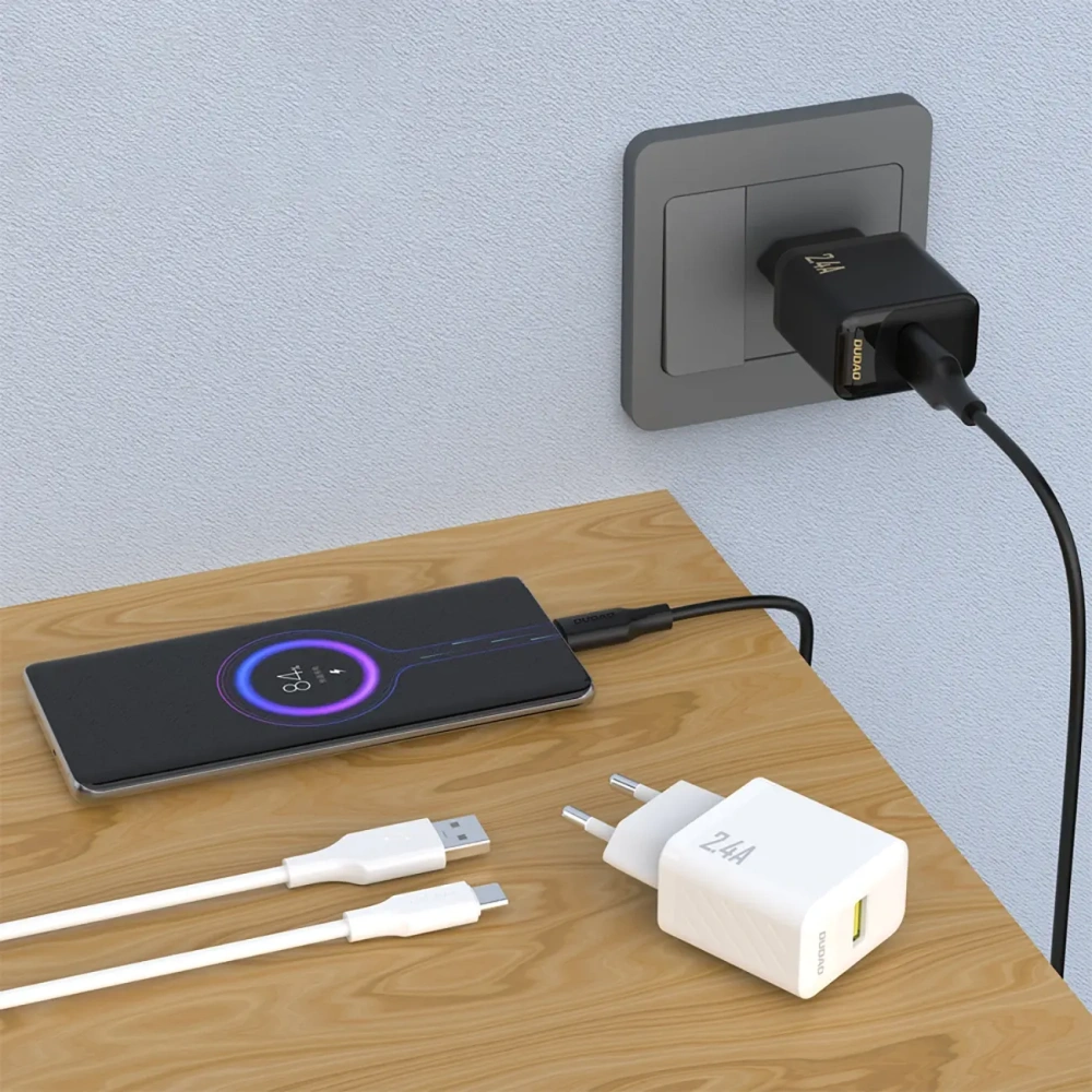 Ładowarka sieciowa Dudao A23 2.4A USB-A biała
