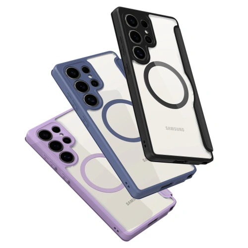 Etui z klapką Dux Ducis Skin X Pro MagSafe do Samsung Galaxy S25 Ultra czarne