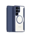 Etui z klapką Dux Ducis Skin X Pro MagSafe do Samsung Galaxy S25 Ultra niebieskie