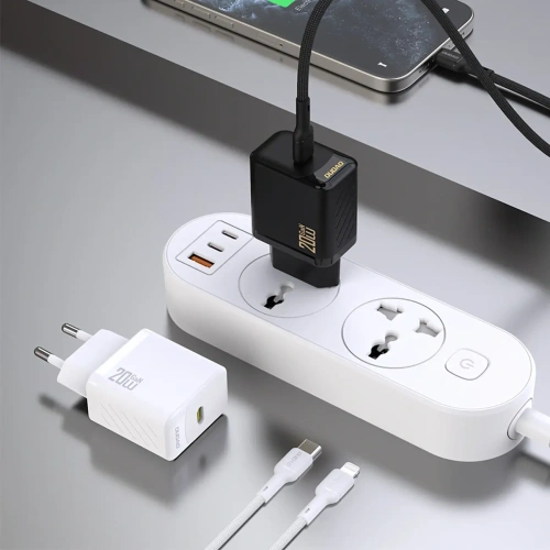 Ładowarka sieciowa Dudao A26 PD20W GaN USB-C biała