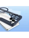 Etui z klapką Dux Ducis Skin X Pro MagSafe do Samsung Galaxy S25 Ultra niebieskie