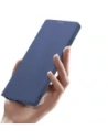 Etui z klapką Dux Ducis Skin X Pro MagSafe do Samsung Galaxy S25 Ultra niebieskie