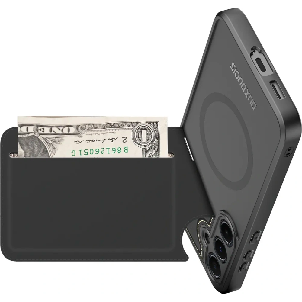 Etui Dux Ducis Rafi II na Samsung Galaxy S25 z podstawką czarne