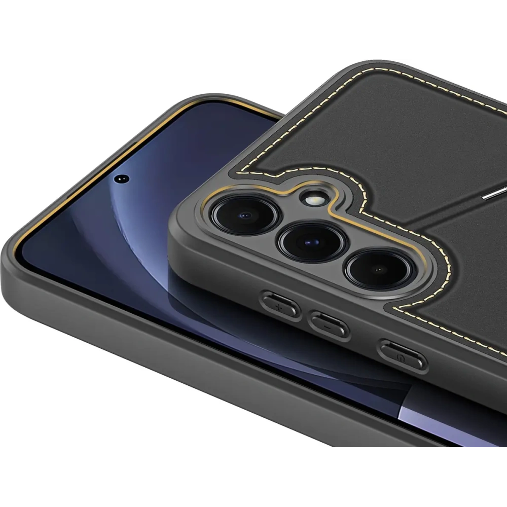 Etui Dux Ducis Rafi II na Samsung Galaxy S25 z podstawką czarne