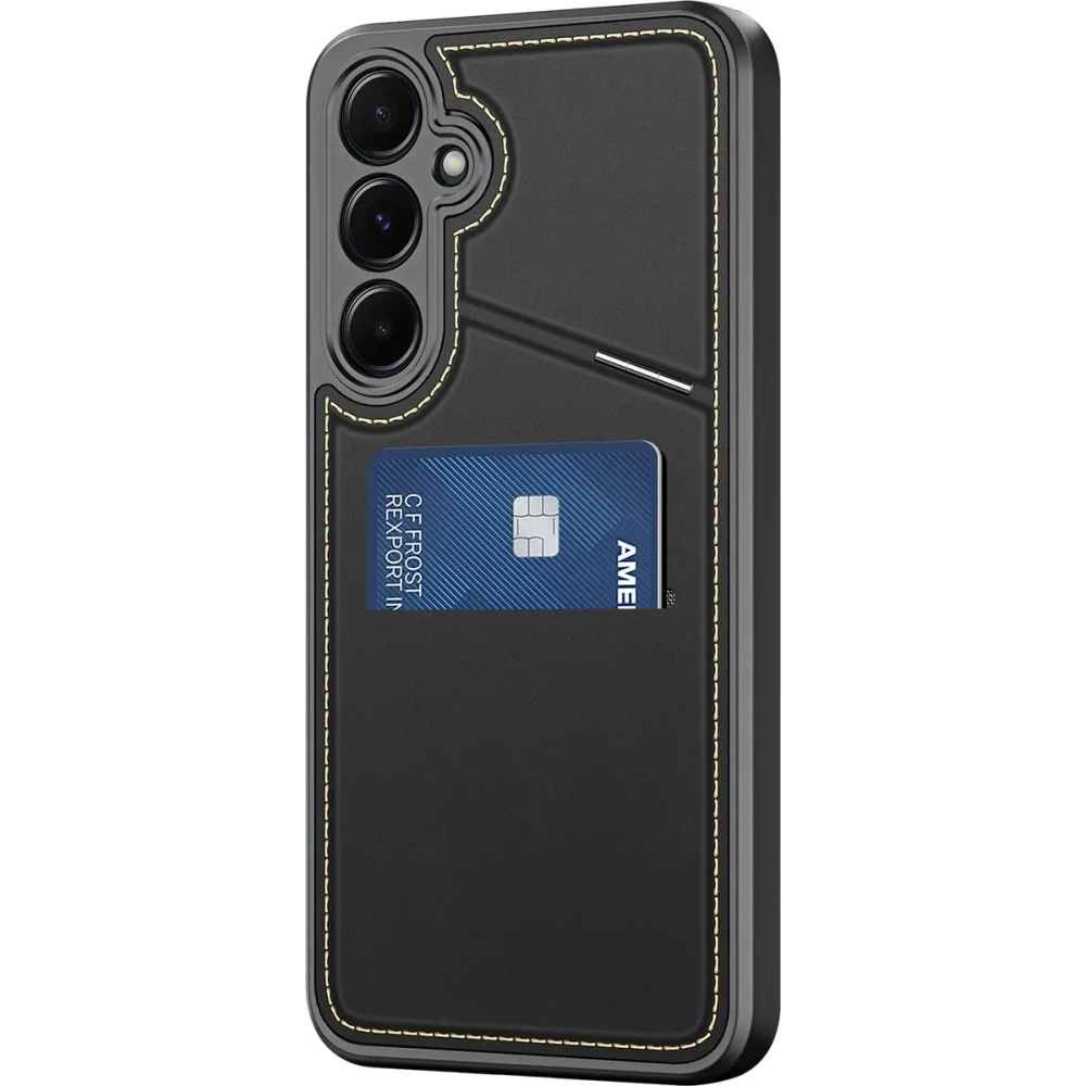 Etui Dux Ducis Rafi II na Samsung Galaxy S25 z podstawką czarne