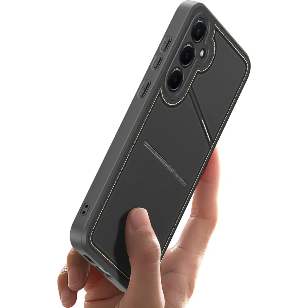 Etui Dux Ducis Rafi II na Samsung Galaxy S25 z podstawką czarne