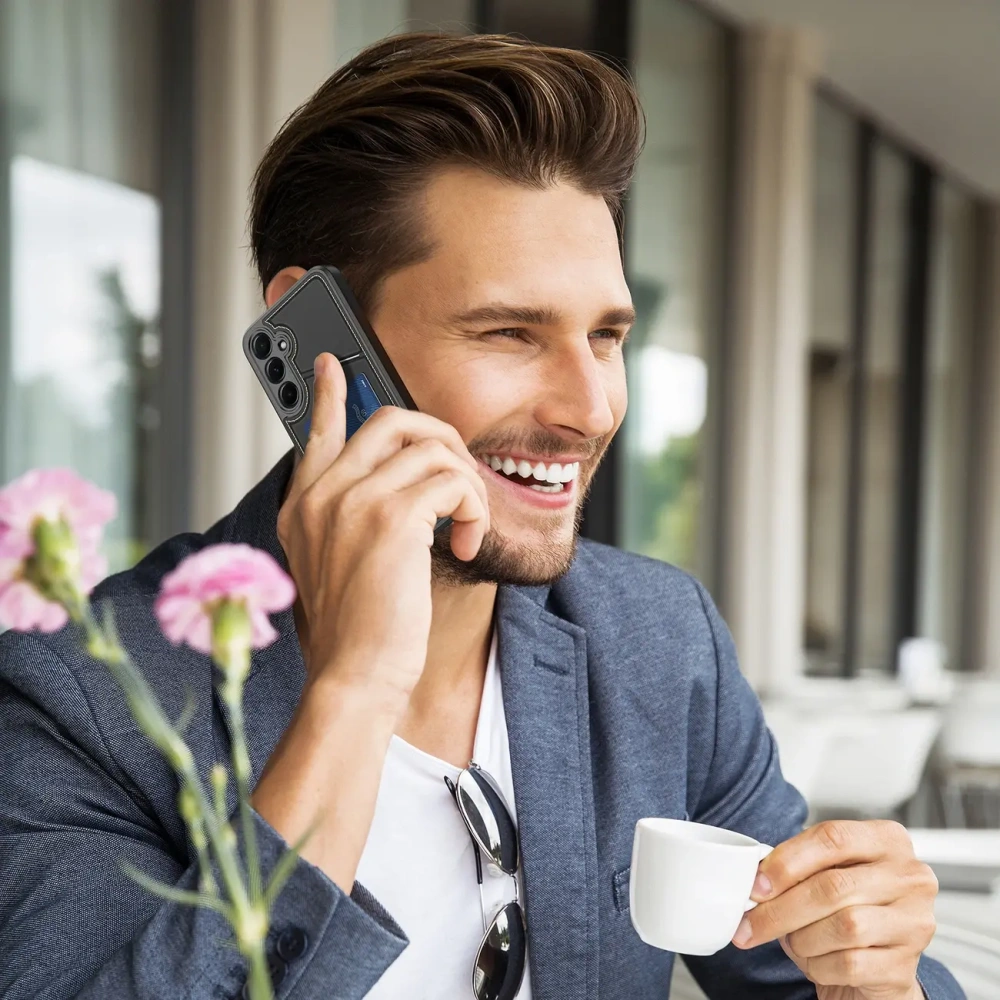 Etui Dux Ducis Rafi II na Samsung Galaxy S25+ Plus z podstawką czarne