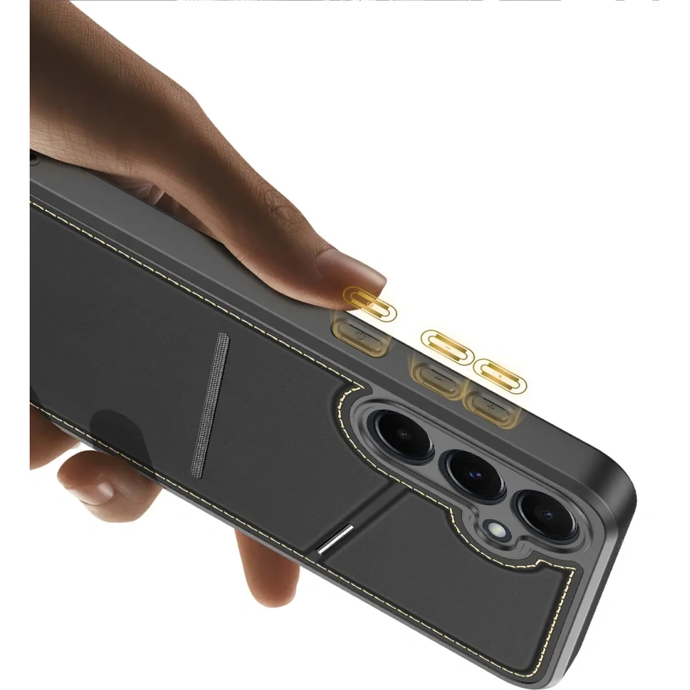 Etui Dux Ducis Rafi II na Samsung Galaxy S25+ Plus z podstawką czarne