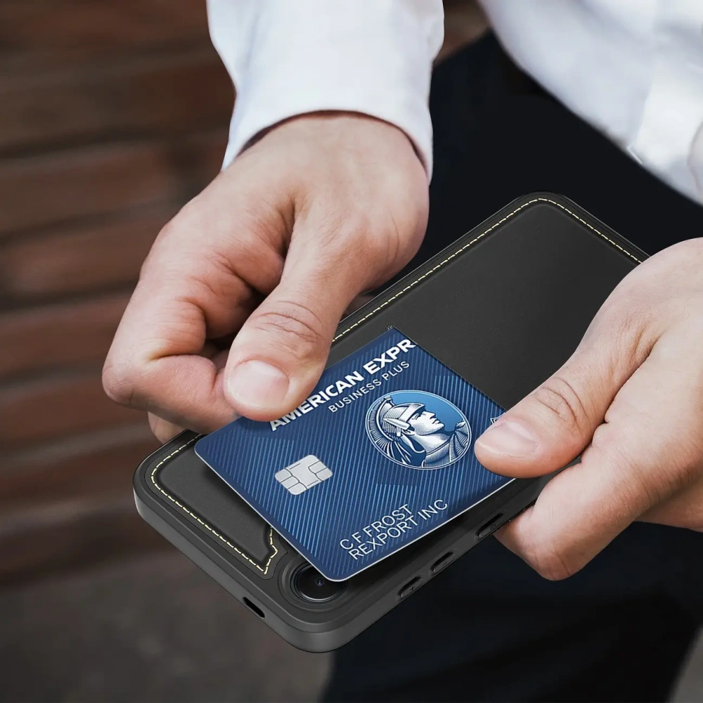 Etui Dux Ducis Rafi II na Samsung Galaxy S25+ Plus z podstawką czarne