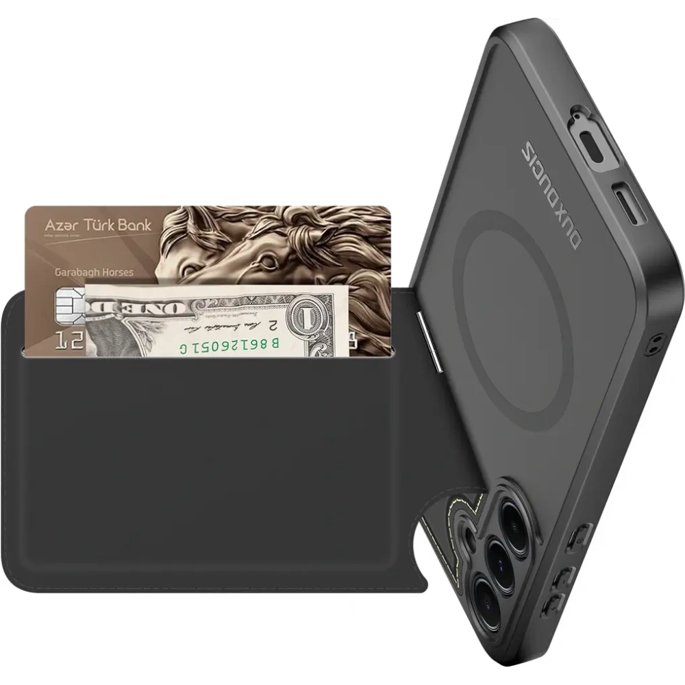 Etui Dux Ducis Rafi II na Samsung Galaxy S25+ Plus z podstawką czarne