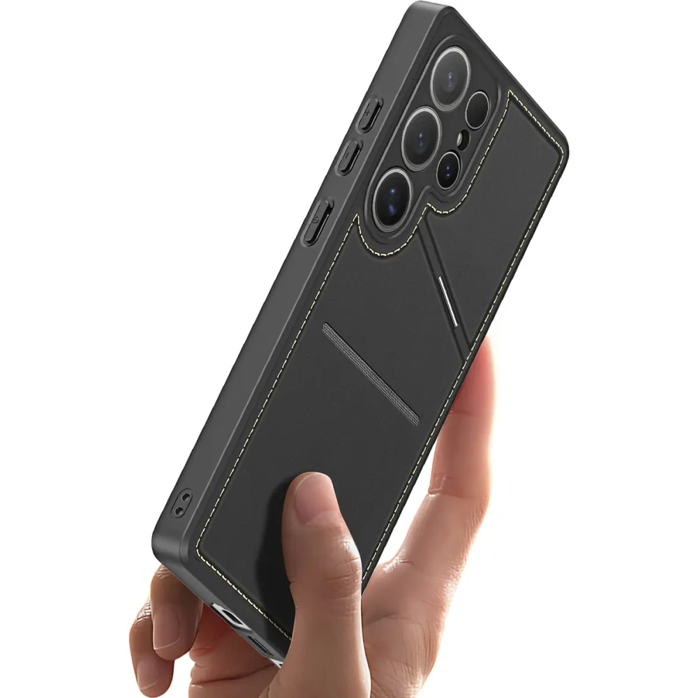 Etui Dux Ducis Rafi II do Samsung Galaxy S25 Ultra z podstawką czarne