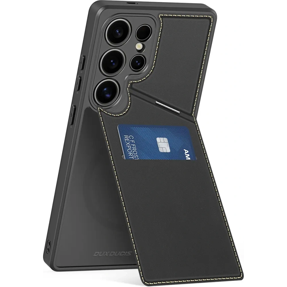 Etui Dux Ducis Rafi II do Samsung Galaxy S25 Ultra z podstawką czarne
