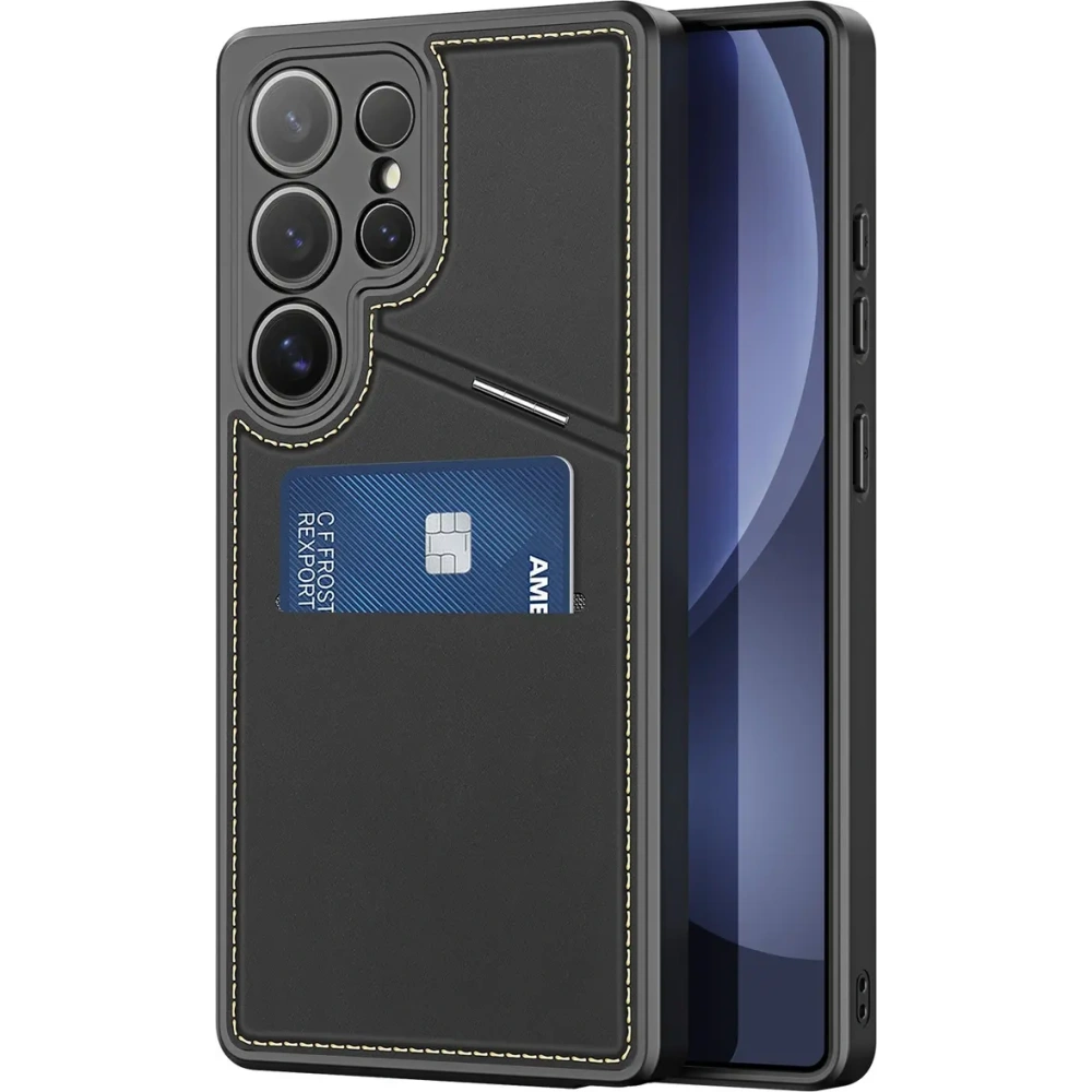 Etui Dux Ducis Rafi II do Samsung Galaxy S25 Ultra z podstawką czarne