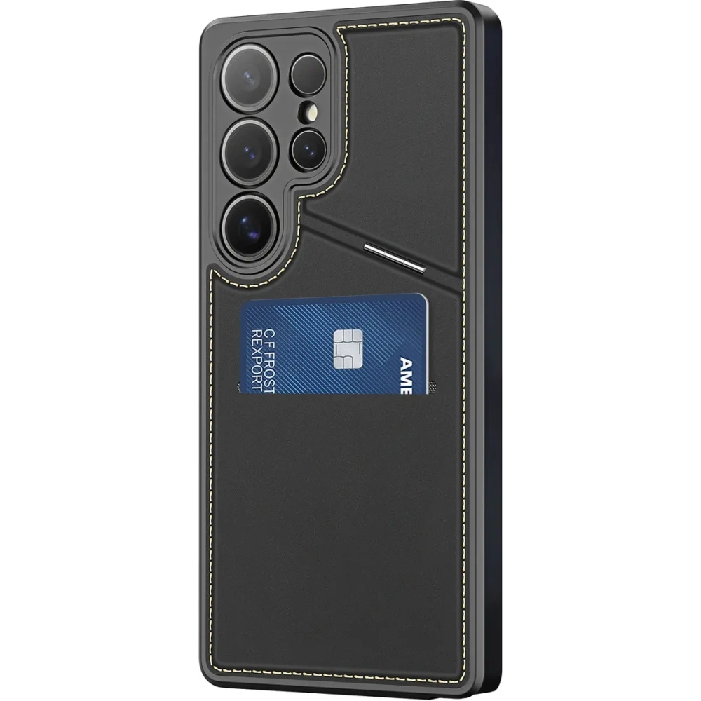 Etui Dux Ducis Rafi II do Samsung Galaxy S25 Ultra z podstawką czarne