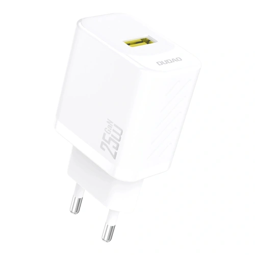Ładowarka sieciowa Dudao A27S 25W GaN USB-A biała