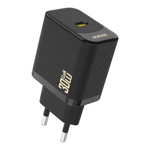 Ładowarka sieciowa Dudao A27P 30W PD GaN USB-C czarna