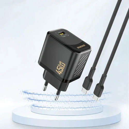 Ładowarka sieciowa Dudao A28 45W GaN USB-C czarna