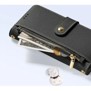 Etui z klapką Dux Ducis Lawa do Samsung Galaxy S25+ Plus z odłączanym portfelem magnetycznym czarne